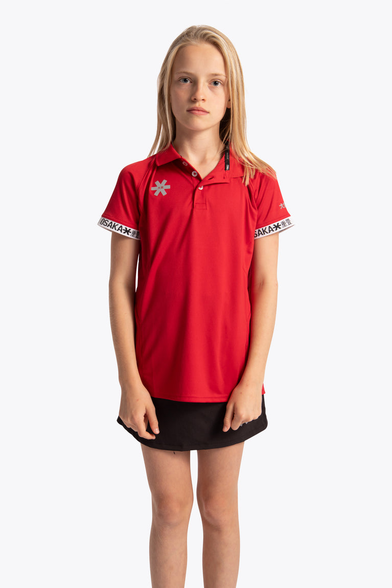 Osaka Kids Polo Jersey - Red