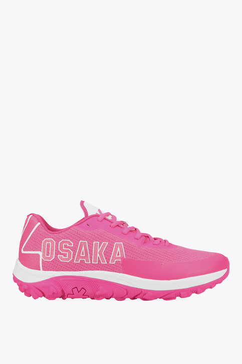 Orchid Pink Osaka KAI Mk1 for playing hard, training or recovery sessions, this all in a Lightweight design suited for water and sand pitches. Side view