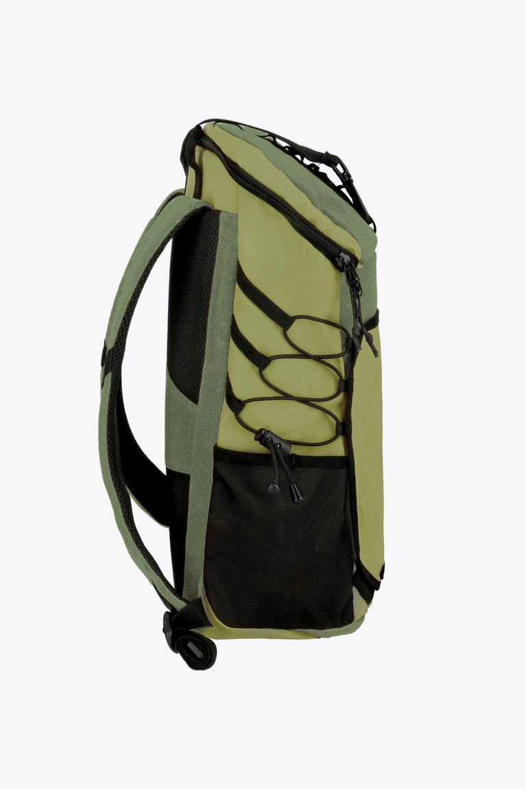 Green Olive Pro Tour Padel Bag Ergonomic and ultrasoft straps. Right side view