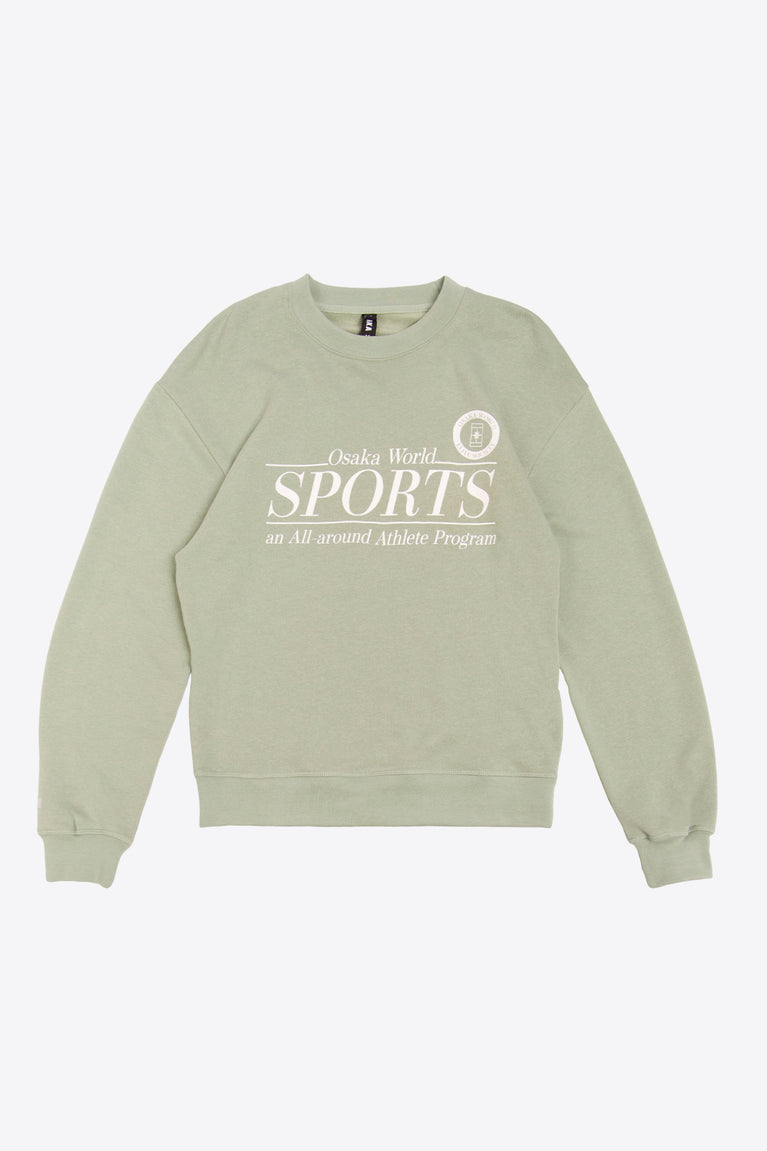 Osaka Unisex Sweater - Athlete Program - Iceberg Green