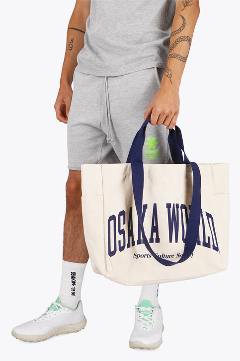 Osaka Cotton Tote Bag - Natural Raw