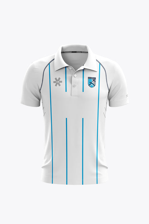 Braxgata Dames Poloshirt - Wit / Blauw