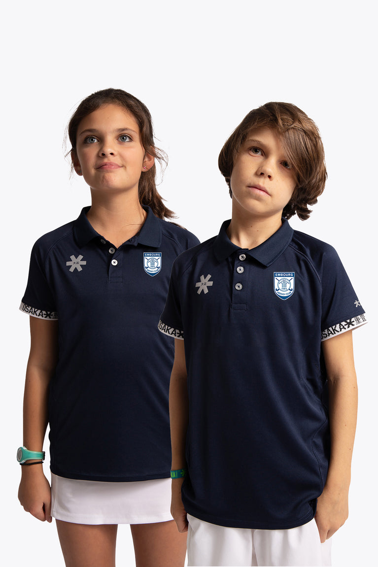 <tc>Embourg</tc> Poloshirt voor kinderen Uit - Marineblauw