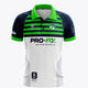 Polo Hoegaarden da uomo - Blu scuro/Verde/Bianco