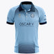 Keerbergen Men Polo Jersey - Sky Blue