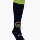 ISCA Hockey SOX in black and green with Osaka logo in green. Front view