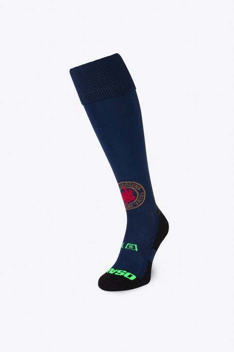 SOX KHC Dragons in navy with Osaka logo in green. Front view