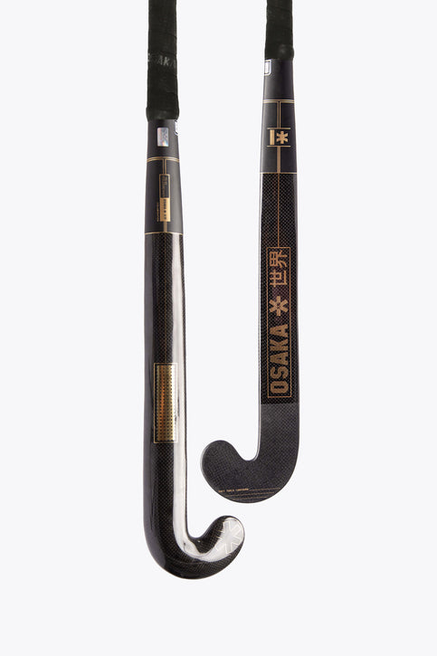 Osaka x Clio Goldbrenner Collab field hockey stick front and back. 