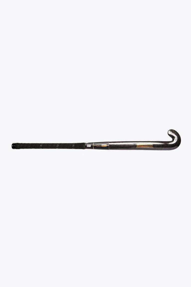 Osaka x Clio Goldbrenner Collab field hockey stick with buffed black grip.