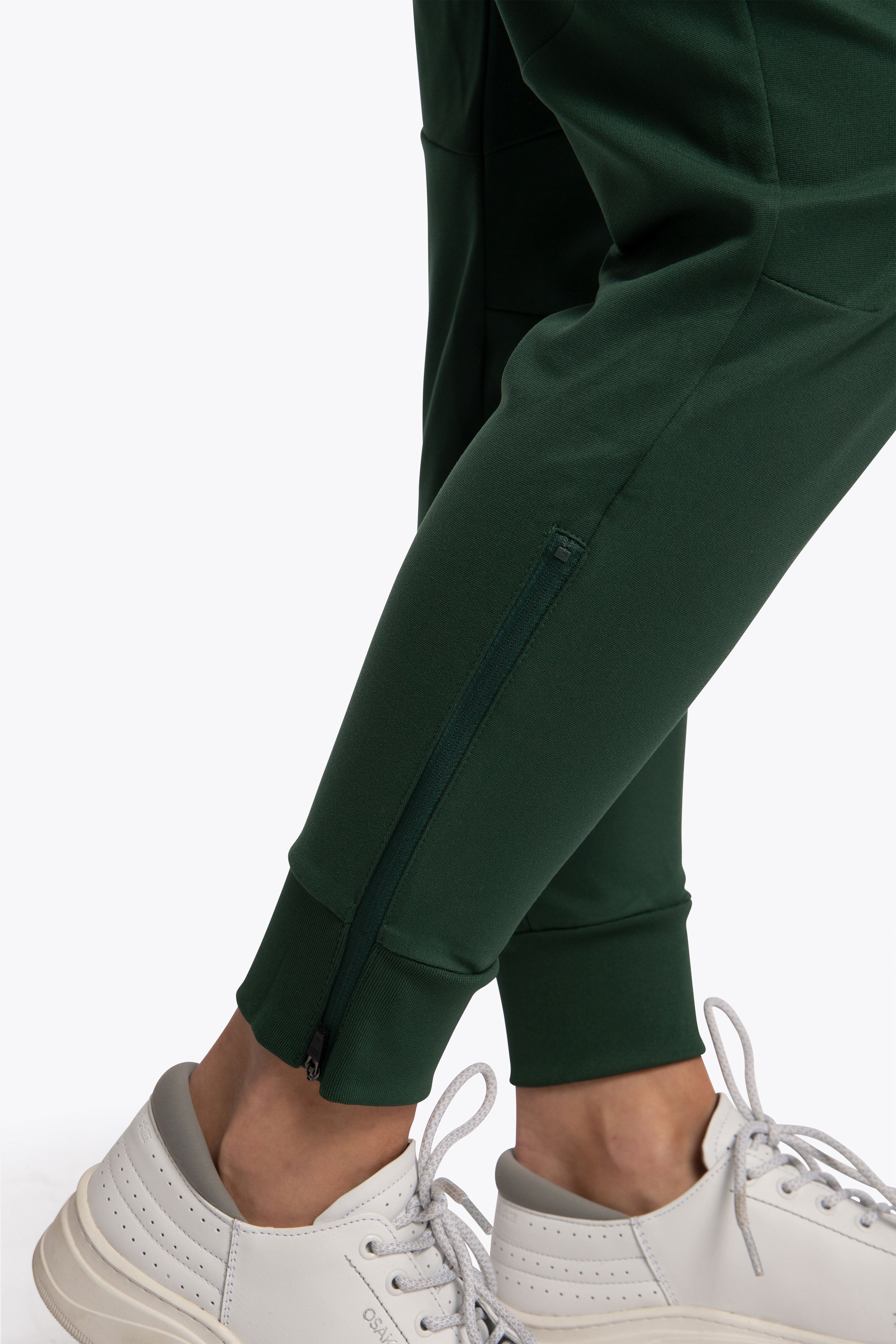 Cotton Track Pants For Women Pack Of 2 (aqua & Olive Green)